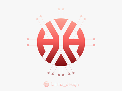 hh monogram logo 3d abstract awesome brand design brand identity branding circle design flat graphic design h hh home icon illustration logo logoawesome monogram symbol vector