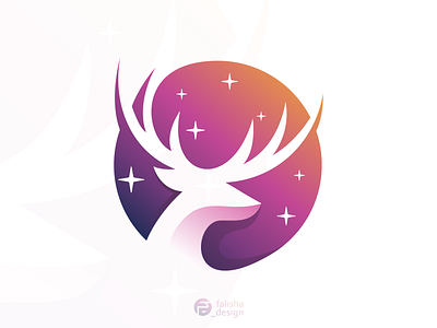 deer logo 3d abstract animal awesome brand identity branding character clothing colorful deer design designs farm flat icon illustration logo monogram symbol vector