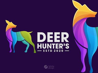 deer logo 3d abstract animal awesome brand identity branding clothing colorfull comic company deer design farm flat icon illustration logo monogram sketch vector