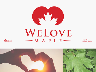 we love maple logo ispiration 3d abstract awesome brand identity branding clothing company design flat icon illustration leaf logo logoispiation love maple monogram sketch symbol vector