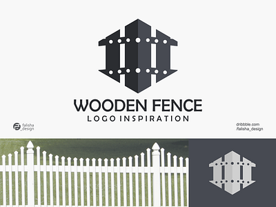 wooden fence logo inspiration 3d abstract awesome brand identity branding clothing company design dribbble fence flat icon illustration logo logoinspiration monogram simple symbol vector vectorart