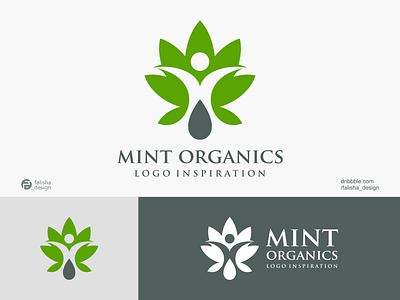 mint organics logo inspiration