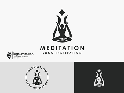 meditation logo design 3d abstract branding company design flat icon illustration logo logodesigns logoinspirations logomaker logotype lotus medical medicine meditation message monogram vector