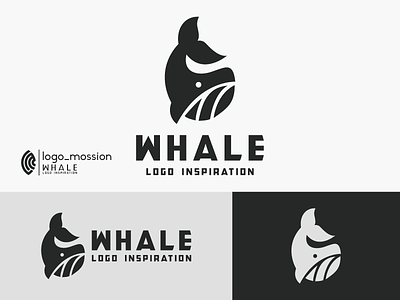 whale logo design 3d abstract brand identity branding company company logo design fish flat icon illustration logo logodesigns logoinspiration logos logotype monogram vector water whale