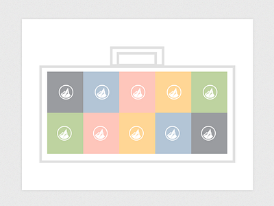 Matterhorn briefcase icon illustration management matterhorn project