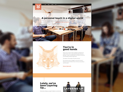 Serious Fox Site design development ux web web design