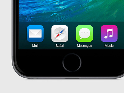 iOS Icons apple flat flat but not too flat iconography icons mac ui visual design