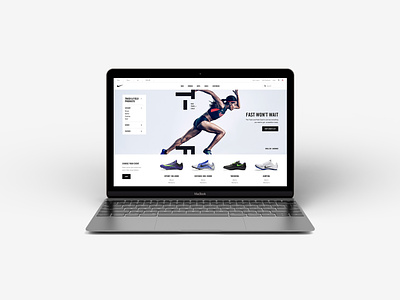 Nike Track & Field design fast interactive nike nike track nike track field nike track and field responsive shoes systems track and field web web design