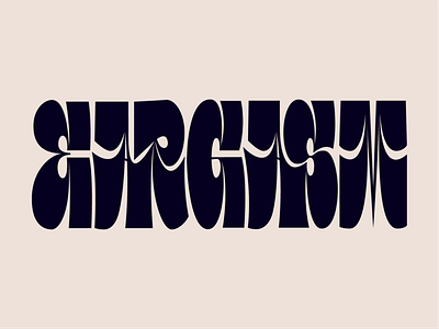 Eargasm eargasm graphic design letter lettering lettering art type typography typography art vector