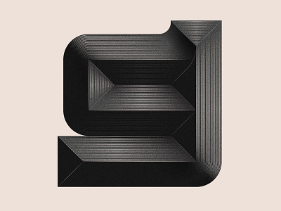 Letter G bold letter grain grain texture graphic design letter letter g letterform lines type typography vector