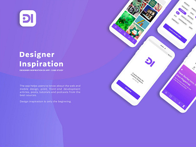 Designer-Inspiration-DI-App-Cast-Study app art branding design graphic design typography ui ux web website
