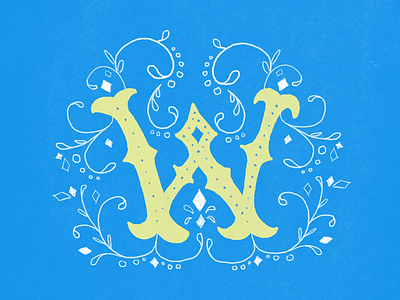 #Typehue Week 23: W by Lauren Hodges on Dribbble