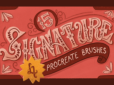 Signature Procreate Brushes by Lauren Hodges brushes creative market illustration lettering procreate procreate brushes signature