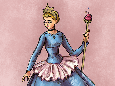 Queen Frostine candy candyland character character art character design illustration queen frostine