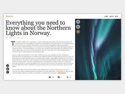 Daily UI #035 - Blog Post 035 adobe xd blog post daily ui ui design web