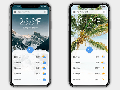 Daily UI #037 - Weather 037 adobe xd daily ui mobile ui design weather