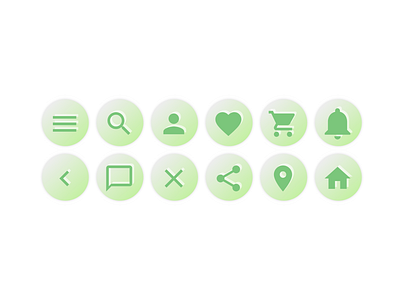 Daily UI #055 - Icon Set 055 adobe xd daily ui icon set mobile ui design web