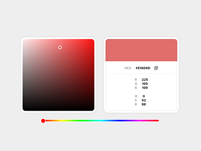 Daily UI #060 - Color Picker 060 adobe xd color picker daily ui daily ui challenge ui ui design visual interface web webdesign