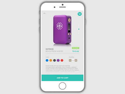 Daily UI #096 - Currently In Stock