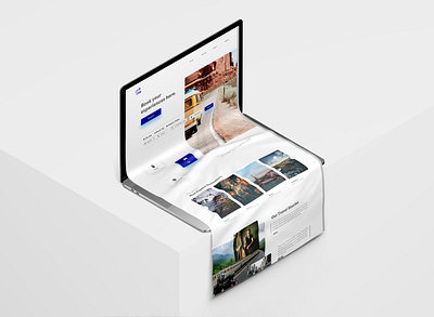 Responsive Travel Wesbite Design travel website webdesign website concept