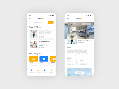 Online Doctor App app design design ondemand ondemandapp onlinedoctor ui design ux