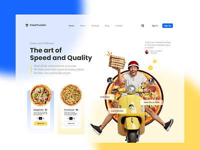 Food Webpage Design