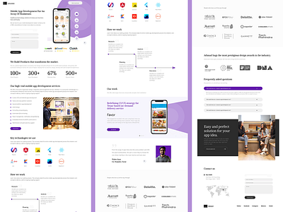 Landing Page Design- Adobe XD