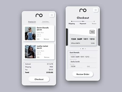 Daily UI - Credit Card Checkout 002 checkout dailyui dailyui 002 design mobile ui mockup neumorphic neumorphism sketch skeumorphic ui uidesign