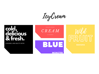 IcyCream 2.0 adobe illustrator black design dribbble icecream icon jonas logo purple weekly warm up weeklywarmup