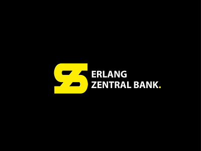 Erlang Zentral Bank logo_icon bank black icon jonas logo white yellow