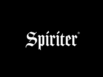 The "Spiriter" designer magazine logo_icon 2.0 2.0 black icon jonas logo white