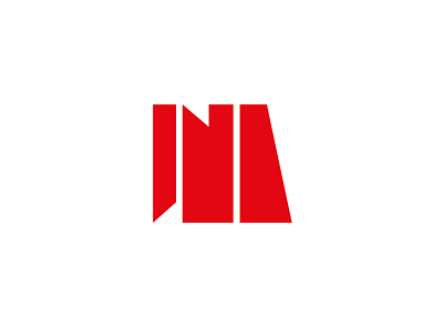 INA adobe illustrator design dribbble icon jonas logo red white