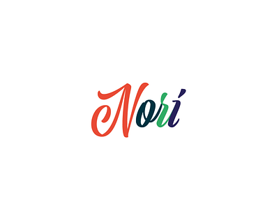 Nori adobe illustrator blue design designer dribbble icon jonas logo purple red white