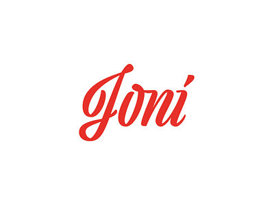Joni adobe illustrator design designer dribbble icon jonas logo red white