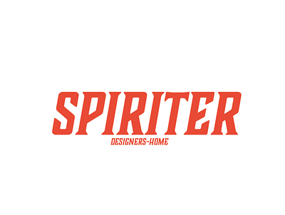 Spiriter-DesignersHome adobe illustrator design designer dribbble home icon jonas logo red white