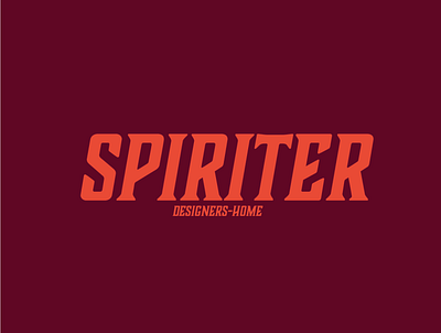 Spiriter-DesignersHome -Jonas_P adobe illustrator black design designer dribbble icon jonas logo orange orange juice red white