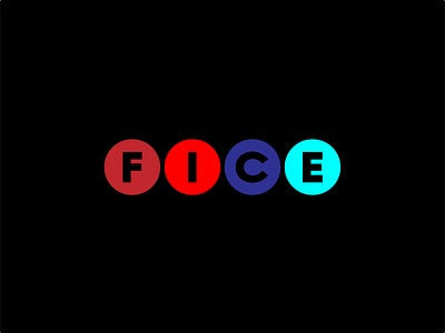 FICE- design company black blue design dribbble icon jonas logo purple red white
