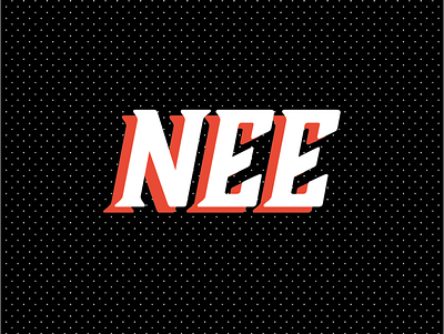 NEE adobe illustrator black design designer dribbble icon jonas logo red white