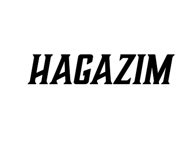 HAGAZIM 2.0 2019 adobe illustrator black design designer dribbble icon jonas logo red white