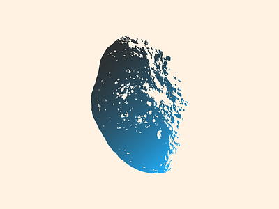 Hyperion asteroid illustration