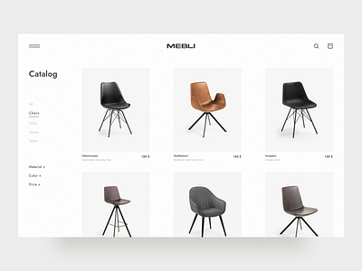 Furniture Store Concept | Catalog