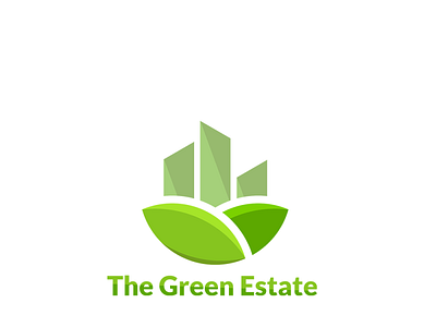 Logo The Green Estate branding design icon logo