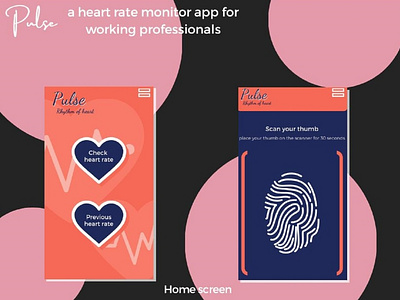 Pulse- heart rate monitoring app