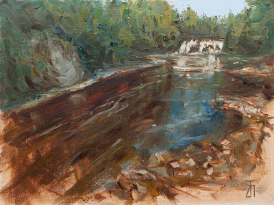 Falls, n°2 (Oil)