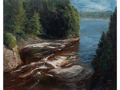 Falls, n°4 (Oil)