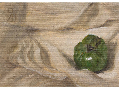 Rotting tomato (Oil) alla prima fineart illustration oil painting painting realism still life tomato