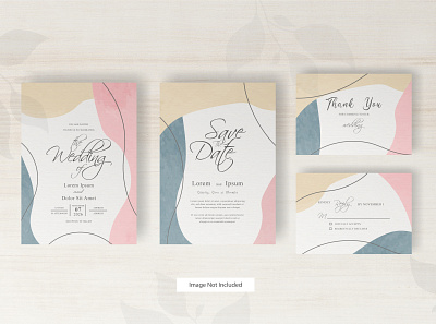 Wedding invitation card template with of hand painted abstract abstract art background brush card creative design drawing graphic illustration invitation modern paint paper template texture vector wallpaper watercolor wedding