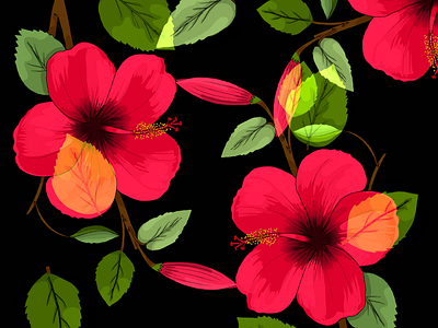 Poppy design flower flower pattern illustration pattern seamless pattern seamlesspattern
