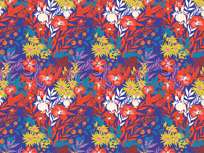 Garden design fabrics flower flower pattern illustration logo pattern seamless pattern seamlesspattern vector