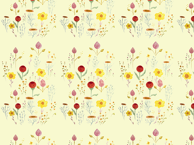 Bloom fabric fabrics flowers illustration pattern plants